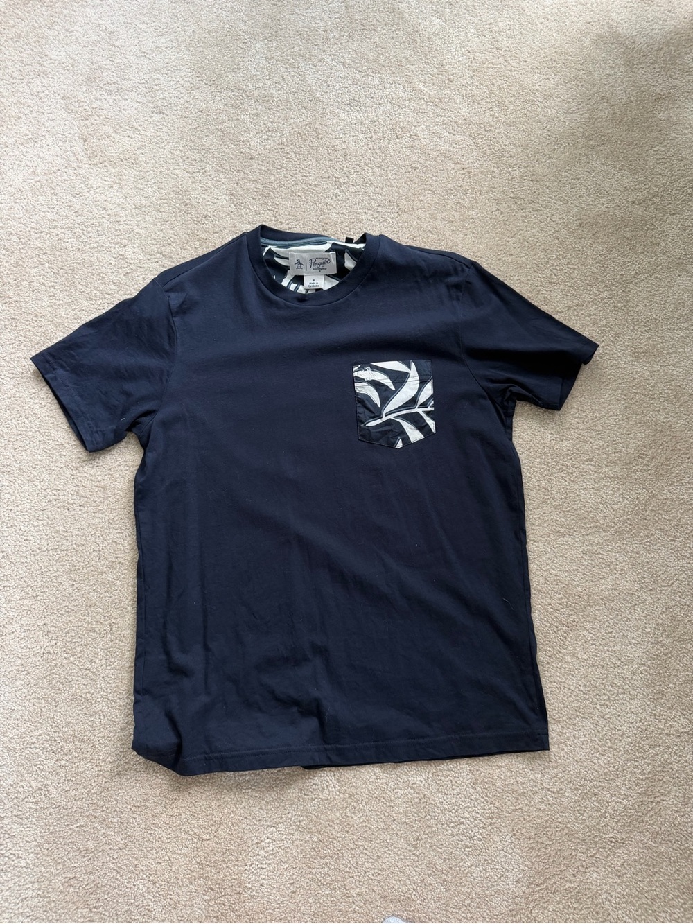 Original Penguin Men's Navy Tee